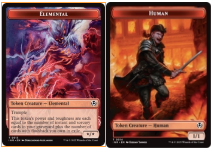 Elemental // Human (0014) Double-Sided Token